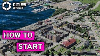 Starting a City amp Planning for Longevity in Cities Skylines 2 [upl. by Anahsek]