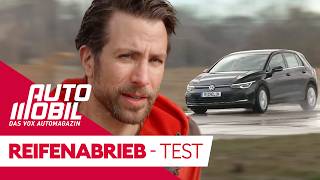 Welcher Reifen hat den geringsten Abrieb Drei bekannte Marken im Test  auto mobil [upl. by Rebmyk]