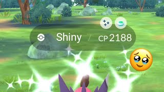 Catching my most demanded Go Fest Shiny 😃 Pokemon go [upl. by Dennard]