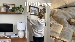 HOME VLOG 🏡 cozy office makeover finding balance on the weekends amp more home projects [upl. by Enialahs996]