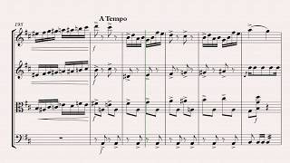 Pomp and Circumstance March No 1 E Elgar  String Quartet Score [upl. by Rima]