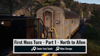 First Moss Turn  Part 1  North to Allen  Train Sim World 4  Clinchfield Railroad  F7 [upl. by Oicangi]