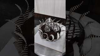 Simple chocolate cake decoration ideas chocolatecake shorts youtubeshorts viralvideo trending [upl. by Osnofla265]