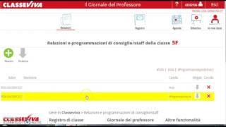 Tutorial registro spaggiari inserimento programmazioni [upl. by Eiggam648]