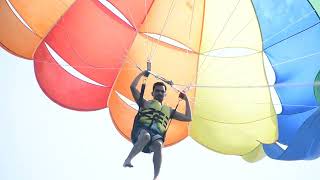 Parasailing  Andaman  Elephanta Beach [upl. by Corsiglia]