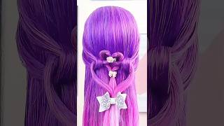 Easy hairstyle for school hairstyletutorial hairstyle hair haircare haircut trending [upl. by Inajna169]