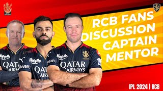 🔴LIVE RCB Fans discussion on Captain amp Retention  IPL 2024 [upl. by Grega135]