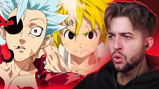 MELIODAS VS BAN Seven Deadly Sins Season 1 Episode 914 REACTION [upl. by Friend]