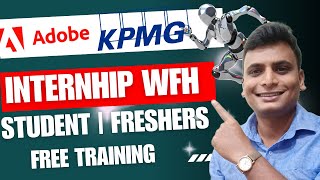 off campus internship and Freshers hiring Adobe KPMG IBM oracle For Students amp Freshers wfh [upl. by Nnaer672]