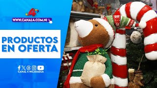 Comerciantes de Managua disponen oferta en productos para festividades de diciembre [upl. by Shipley931]