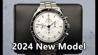 2024 New Omega Speedmaster Professional Moonwatch White Dial [upl. by Joice]