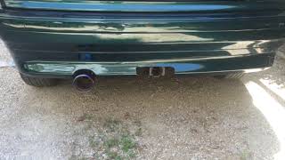 BMW 316 compact STRAIGHT PIPE [upl. by Eletnahc]