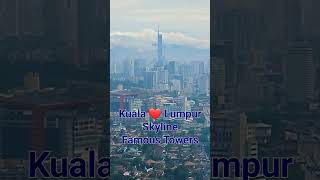 Kuala Lumpur Skyline with Famous Towers Malaysia [upl. by Yema867]