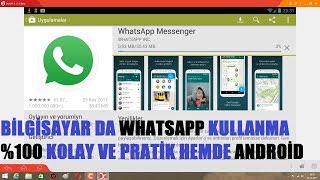 Whatsapp Bilgisayara Nasıl YüklenirPC de WHATSAPP KULLANMA kolaypratik [upl. by Eylrac]