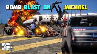 GTA 5  RUSSIAN MAFIAS BOMB BLAST ON MICHAELS SPEECH  BB GAMING [upl. by Nigem181]