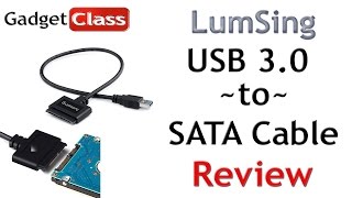 Review Lumsing USB 30 to SATA Cable 25quot Mass Storage Dock Clone Transfer Cable [upl. by Nageet]