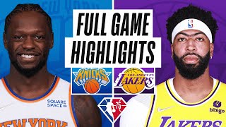 KNICKS at LAKERS  FULL GAME HIGHLIGHTS  February 5 2022 [upl. by Shana]