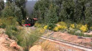 Hotham Valley Railway  27 September 2009  Part 1 [upl. by Anibur]