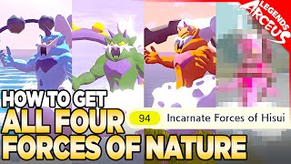 How to Get Enamorus amp Other 3 Forces of Nature in Pokemon Legends Arceus [upl. by Sordnaxela]