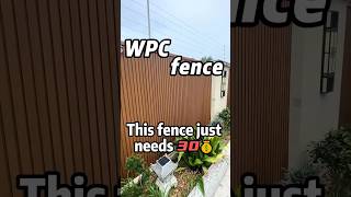 Wpc fence wpcflooring diy wpc wood wpvc installation woodworking wpcdoordesign wpcpanel [upl. by Euqcaj778]