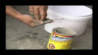 Waterplug Concrete Leak Repair [upl. by Mirth]