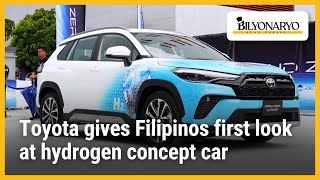 Toyota gives Filipinos first look at hydrogen concept car [upl. by Atsahc]