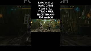 Ling last slash attack amazing  shadow fight 4 arena gaming shadowfight gameplay [upl. by Yelah]