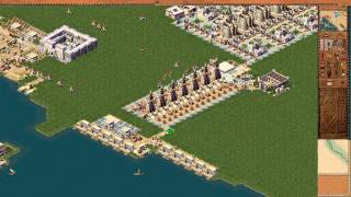 Pharaoh Walkthrough Mission 38  Cleopatras Alexandria Alexandria 3 25 [upl. by Neellek555]