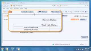 Netvigator Wireless Modem Setup Step 3  Router Initialization [upl. by Nosrej857]