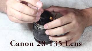 Canon 28 135 Lens Take Apart To Fix Broken Part [upl. by Lorinda]