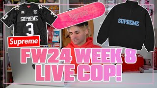 I Spent Over 3000 On This Drop  Supreme FW24 Week 8 Live Cop [upl. by Ardnal169]