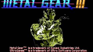 Metal Gear Solid 3 Snake Eater  Snake Eater 8BIT VRC6 [upl. by Eecyaj]