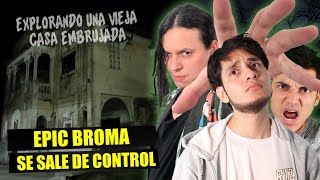 BROMA A TOP MANIASEXPLORANDO UNA CASA EMBRUJADA FT TATTOXTREMESIENDOTROLL 🔴 [upl. by Drhcir100]