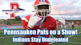 Pennsauken 63 Trenton 0  Week 4 Football  KaRon and Kahlil Ali combine for 4 TDs [upl. by Roswald]