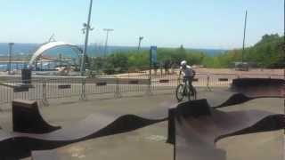 Bikeparkitect pumptrack in Barcelona behind the scenes [upl. by Obau]