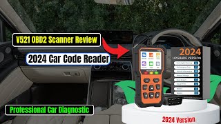 V521 OBD2 Scanner Review Diagnose Your Car Yourself [upl. by Cod10]