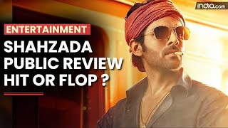 Shehzada Public Review Is Kartik Aaryan and Kriti Sanons Starrer Movie Hit Or Flop [upl. by Rhtaeh]