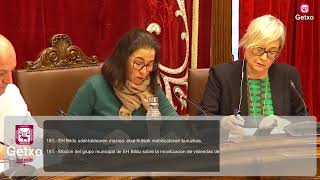 PLENO AYUNTAMIENTO GETXO DICIEMBRE 2023 [upl. by Haret]