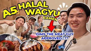 500000 RB UNTUK 1 RAMEN A5 HALAL WAGYU RAMEN SAMA DIMS THE MEAT GUY DAN NAVITO [upl. by Odrick]