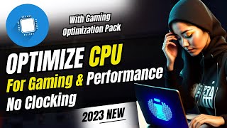 Optimize CPU for Gaming without clocking  Boost CPU Performance and Speed in Windows 1011 [upl. by Oraneg]