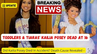 Did Kailia Posey Died In Accident Death Cause Revealed – [upl. by Colt]