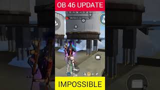 Ob 46 UPDATE secret trick ☠️🗿 free fire max htrz2f shorts ⚡🎉 [upl. by Cida]