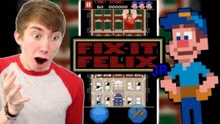 Fix It Felix Jr  ITS A REAL GAME iPhone Gameplay Video [upl. by Ribal]