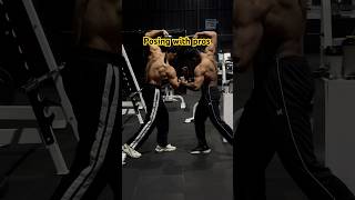 posing bodybuilding icn shorts [upl. by Lauritz]