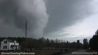 Tornado Southwest of Roxboro NC  3182021 [upl. by Beverlie65]