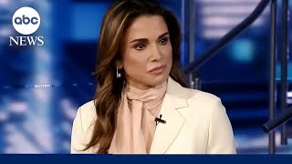 Queen Rania Al Abdullah of Jordan on IsraelHamas war ‘The world has failed [upl. by Yelssew250]