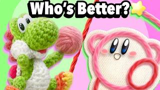 Kirby’s Epic Yarn VS Yoshi’s Woolly World  Which Yarn Game is Better [upl. by Boesch243]