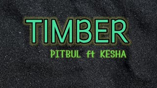 Timber  Pitbull ft Kesha lyrics [upl. by Nohsyar802]