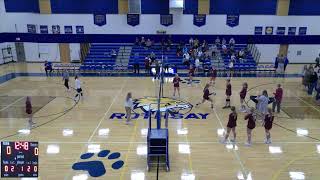 Rothsay High School vs Ashby High School Girls CTeam Volleyball [upl. by Alinoel]