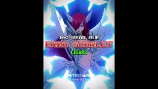 Erza Scarlet VS TIering System viral anime shorts fyp fairytail [upl. by Arima]